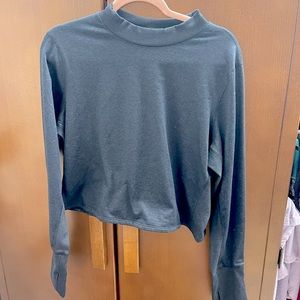 NWOT Old Navy CozeCore Mock Neck Cropped Shirt